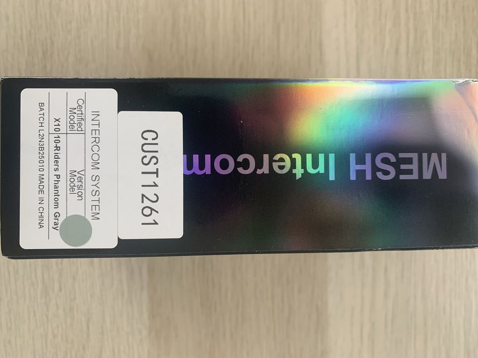 Intercom Topo de Gama EJEAS X10 Phantom-Novo