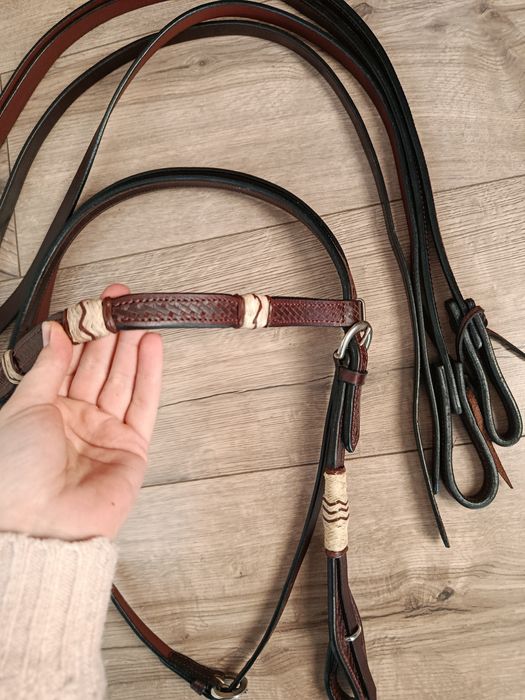 NOWE ogłowia westernowe +wodze