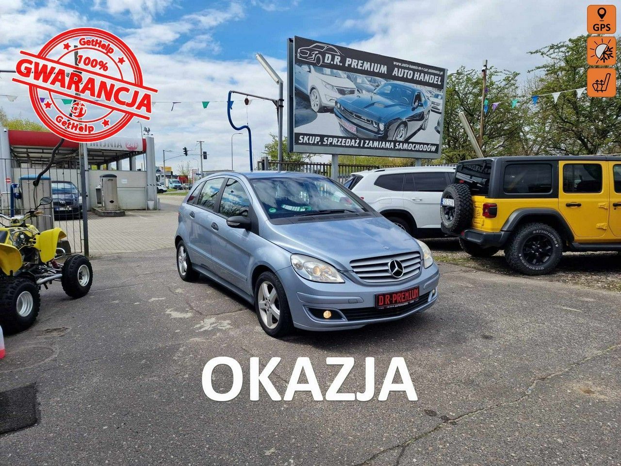 Mercedes-Benz Klasa B 2.0 CDI 109 KM, Klimatyzacja, Alufelgi, Grzane Fotele, Isofix, 2 Klucz