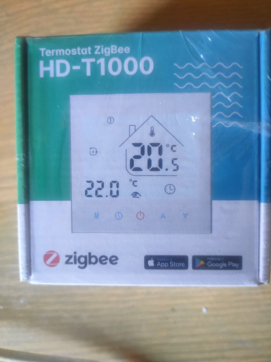 Termostat programowalny HD-T1000.W z komunikacją Zigbee 3.0 biały