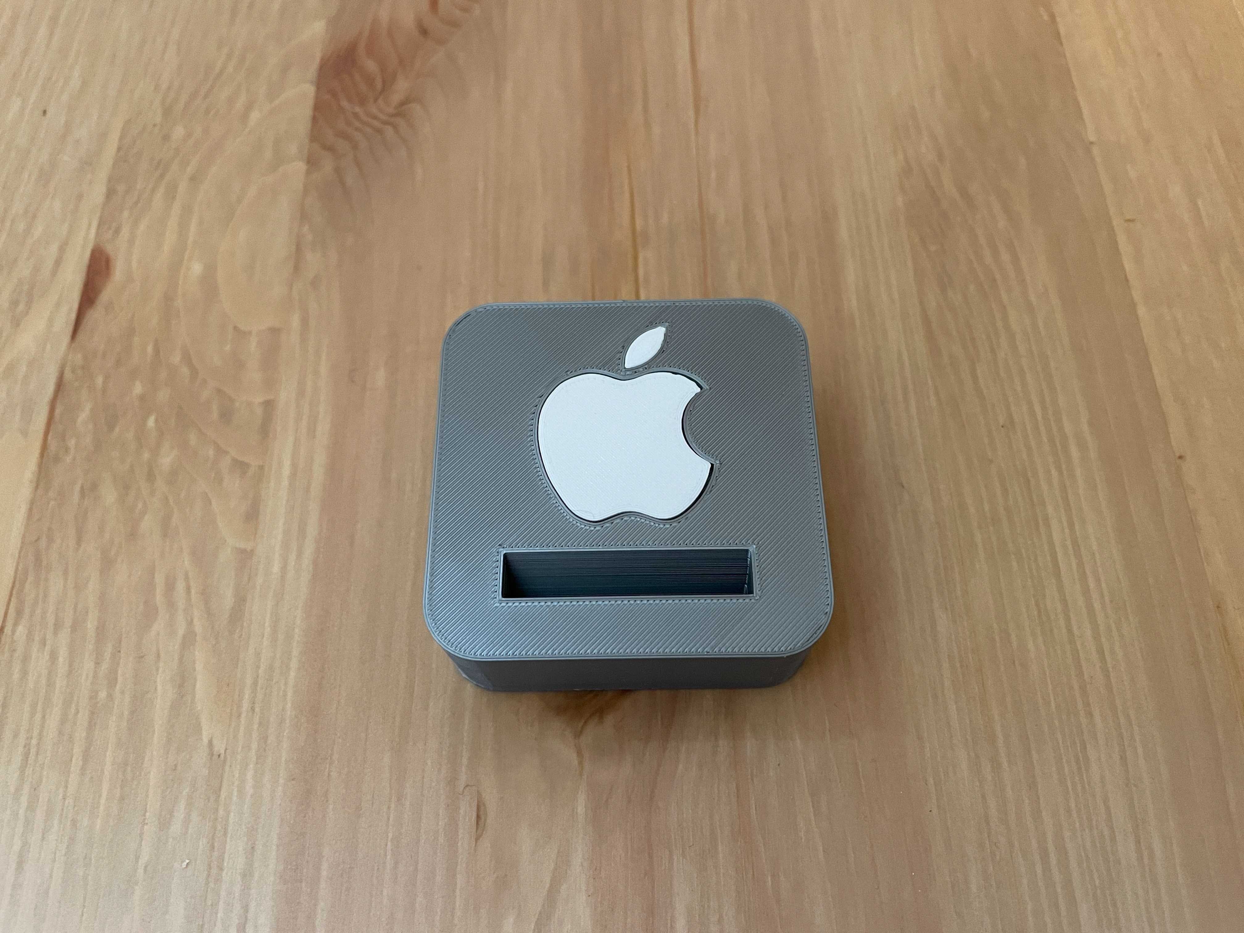 Podstawka pod pilot do AppleTV srebrny-bialy
