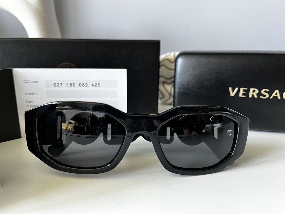 Nowe Okulary Przeciwsłoneczne Versace VE4361 GB1/87