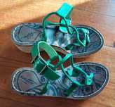 Sapatos de cunha para senhora
