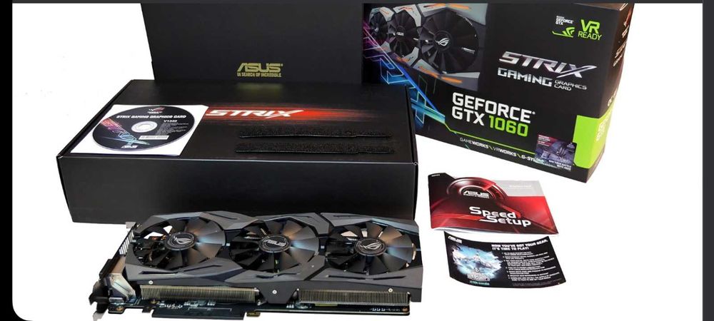 Asus Rog Strix - gtx 1060-O 6G