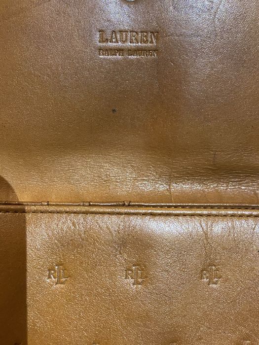 Кожаный Кошелек Lauren Ralph Lauren с Тиснением|Можно под Реставрацию