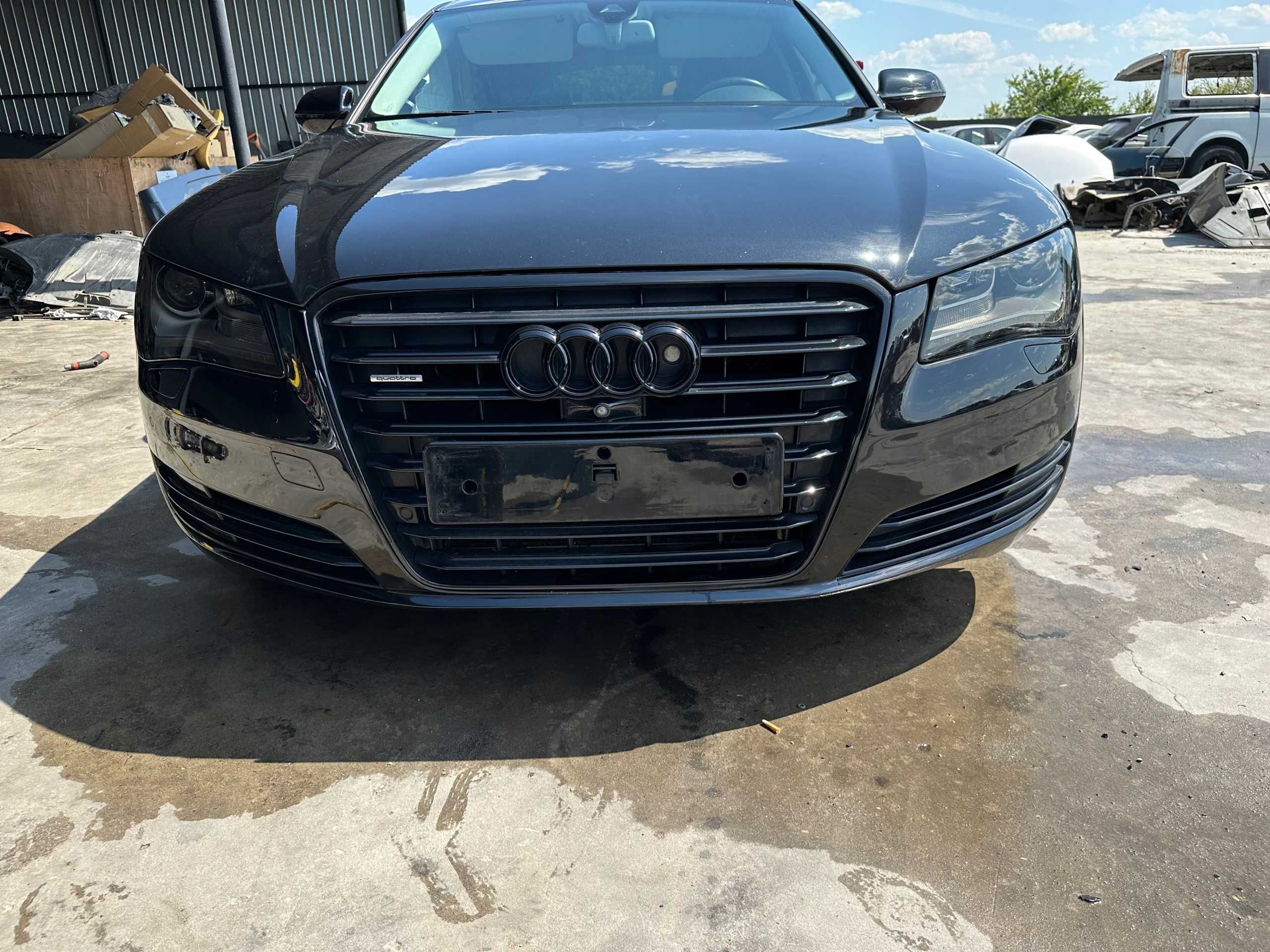 AUDI A8 D4 4H бампер передній ауді а8 д4 4н разбор запчасть деталь