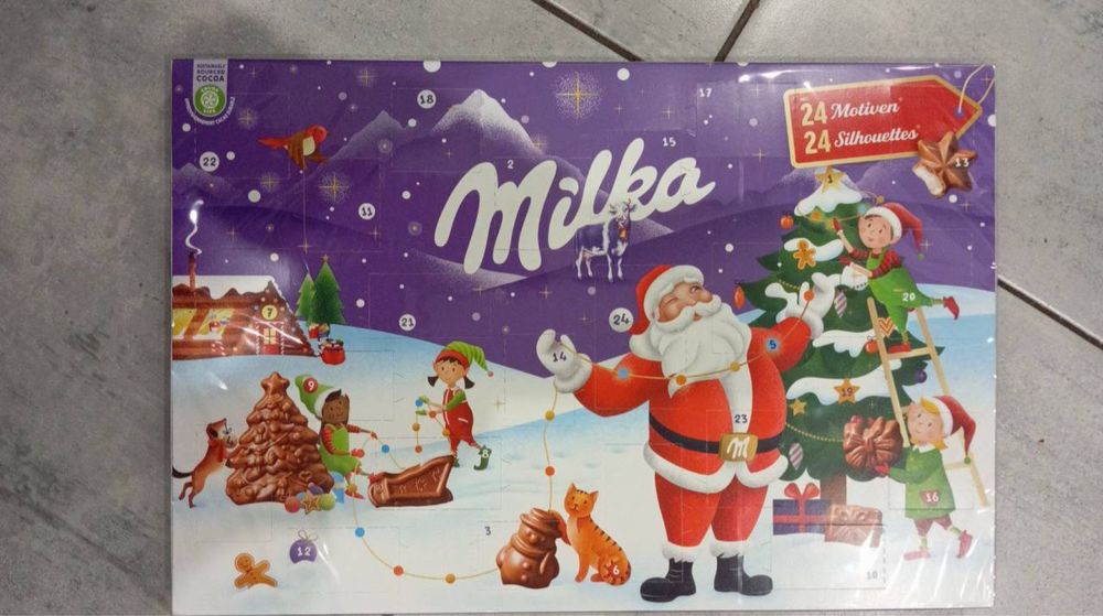 Адвент календарь календар милка лего milka reeses