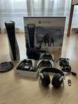 Ps5 825gb FAT + SSD 2TB + 4 pady + słuchawki Sony pulse 3D