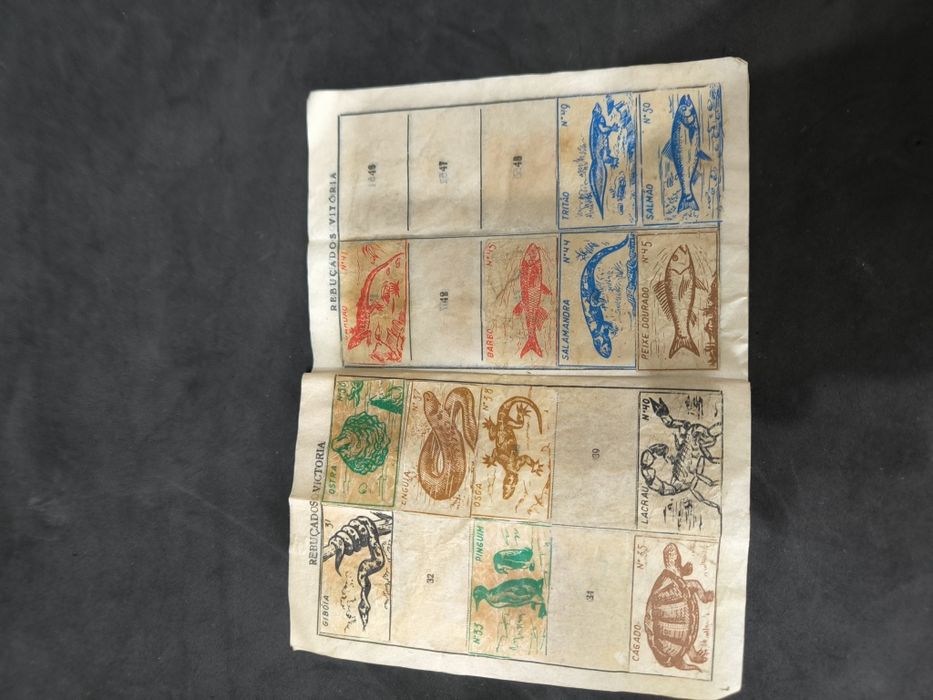Caderneta cromos rebuçados vitoria