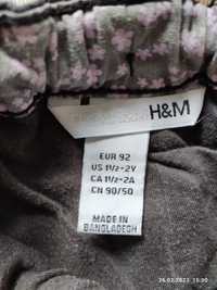 Spodnie ocieplane ciepłe grube H&M 92 cm