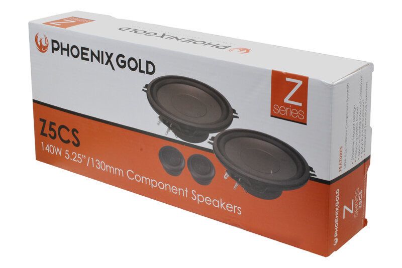 Colunas Auto Carro Phoenix Gold Z5CS 140W - Novo