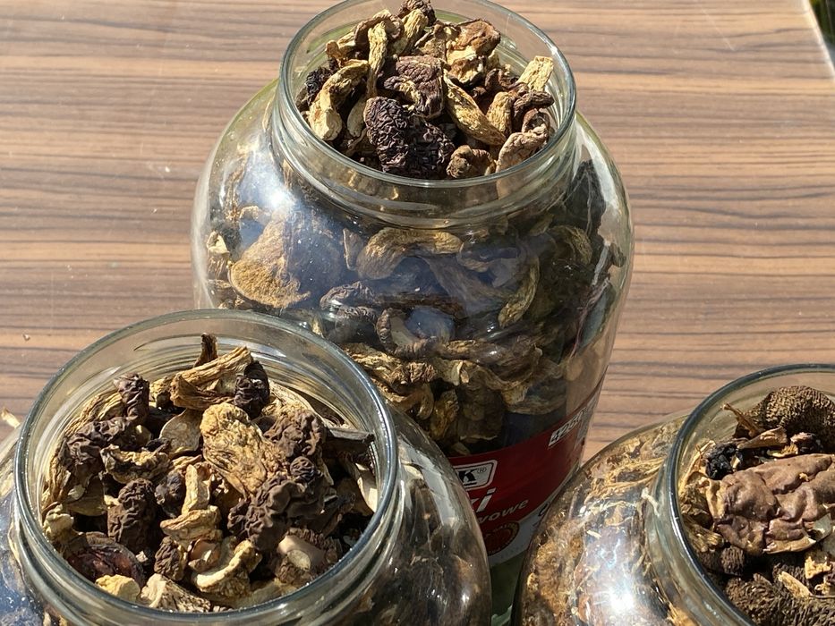 Grzyby suszone mix prawdziwki, borowiki, koźlaki