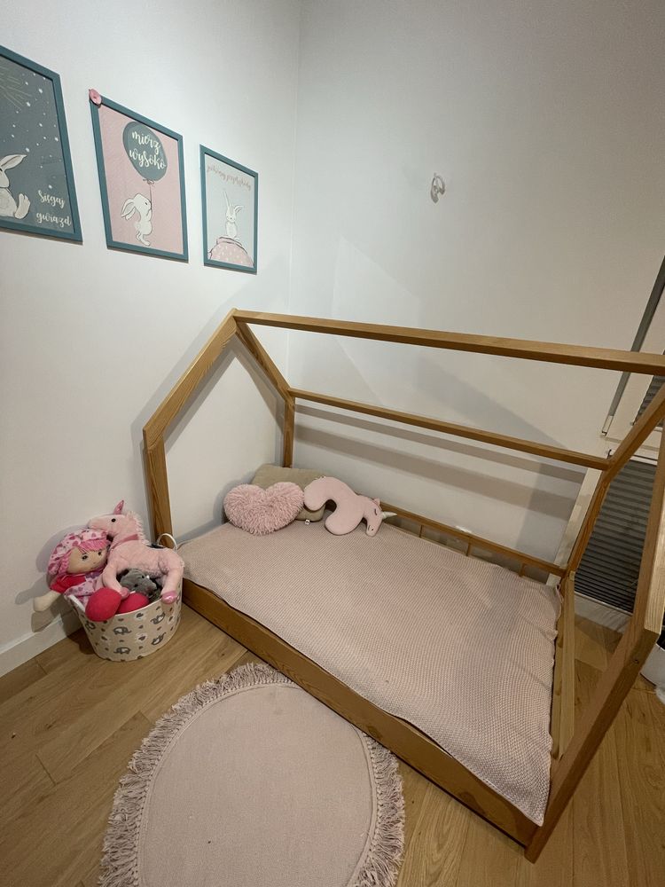 Łóżko domek 160x90, łóżeczko dzieciece