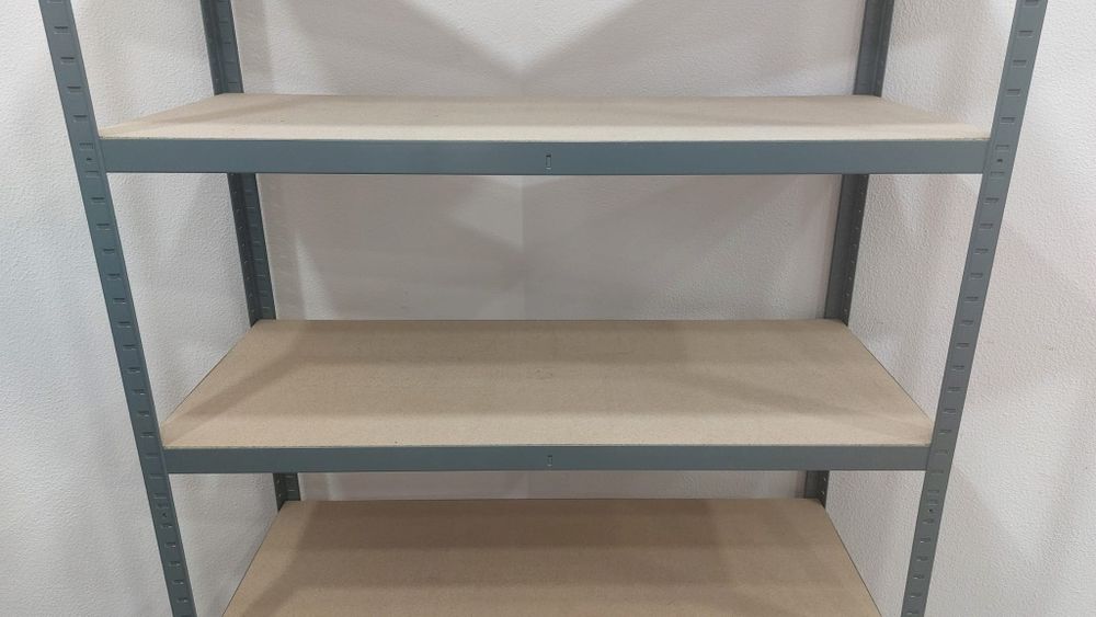 Estante Metálica Spaceo Cinza 196x120x50cm 300kg