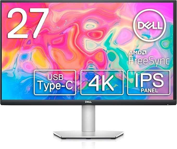 Monitor Dell S2722QC/27"/4K UHD/60Hz/IPS/4ms/HDR/głośniki/nowy