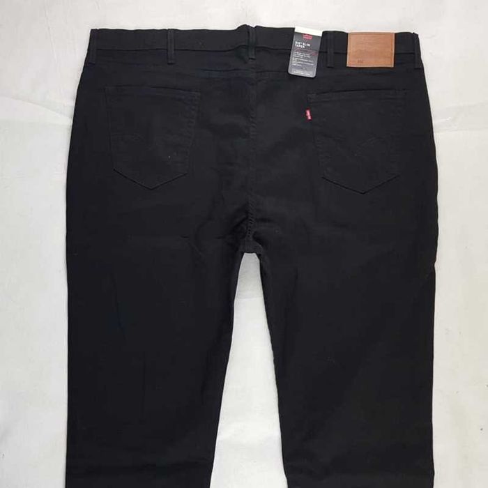 Męskie jeansy Levi's 512 - Big&Tall czarne nowe oryg. Levisy - W50/L34
