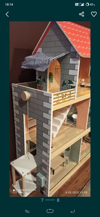 Okazja duży domek dla dzieci drewno