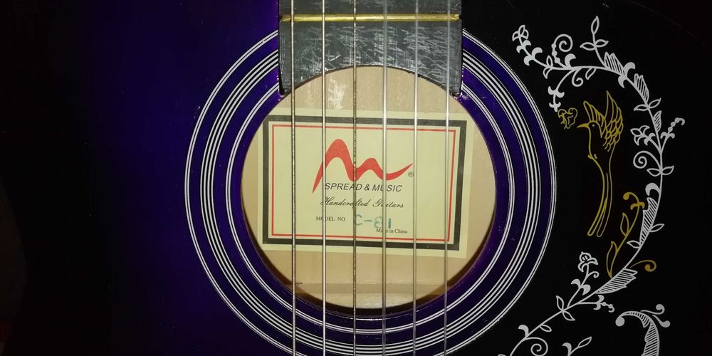 Gitara akustyczna, stan dobry, tanio