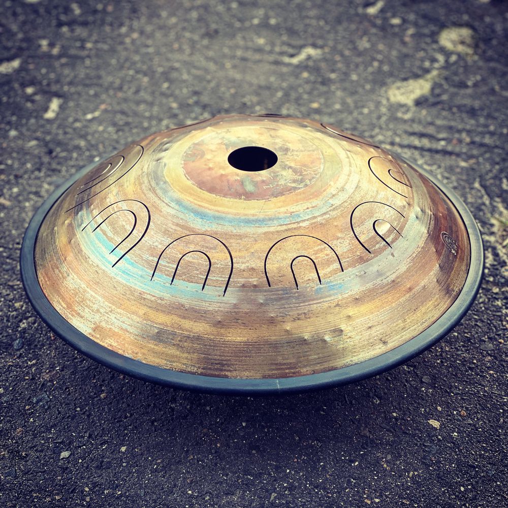 Handpan Hangdrum ( SteelDrum Tonquedrum) Hand Made od ProDrum.pl