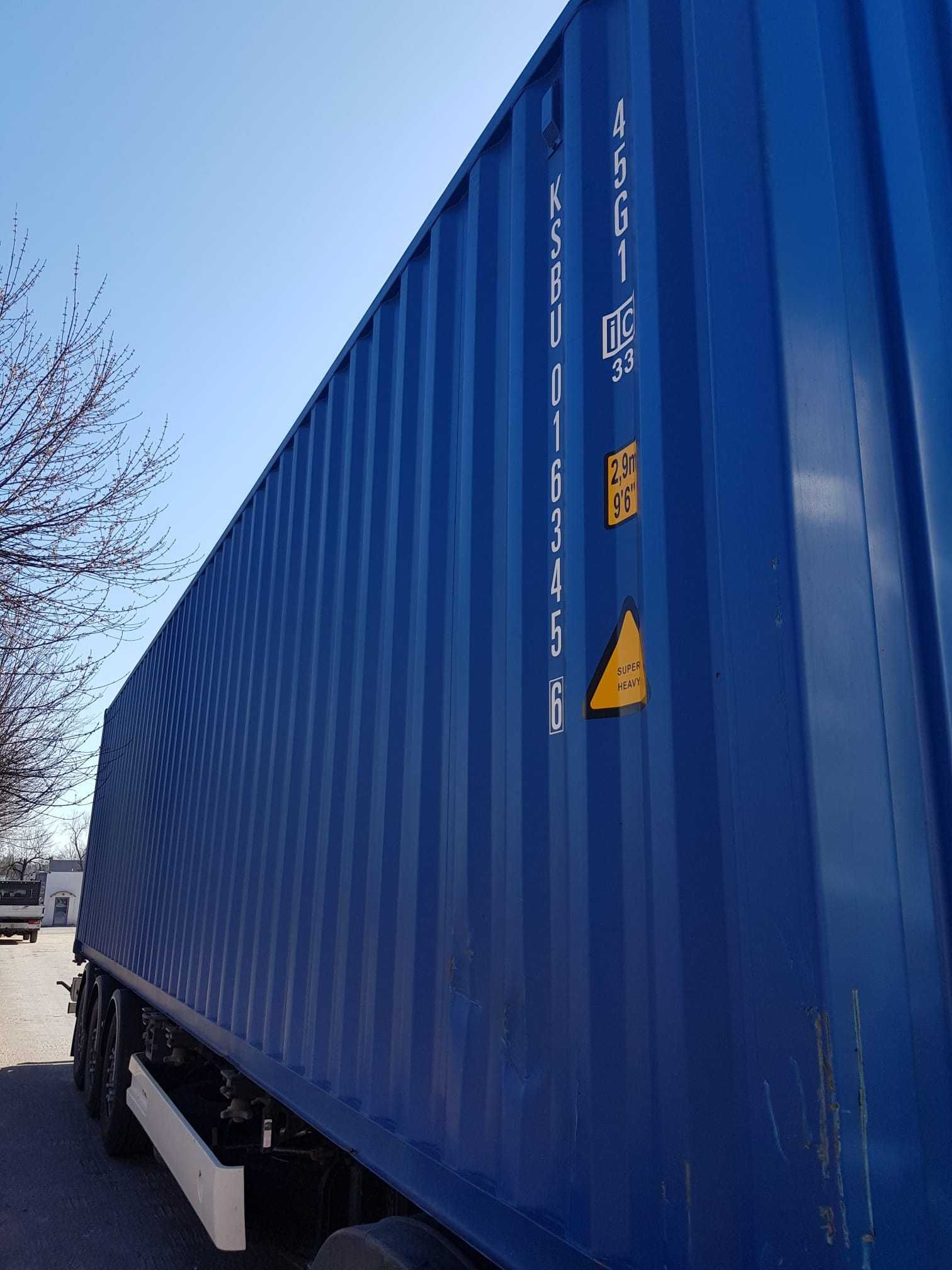 Kontener morski 40'HC 12m magazyn nowy One Way
