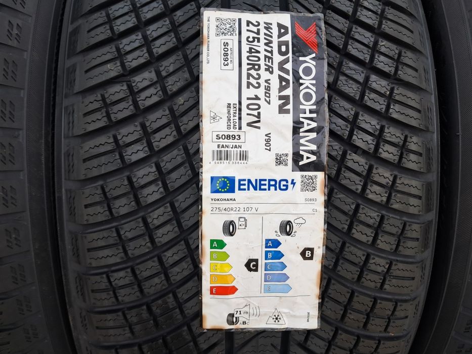 Резина зимова, НОВА, 275/40 R22 Yokohama Advan Winter V907  2025 рік