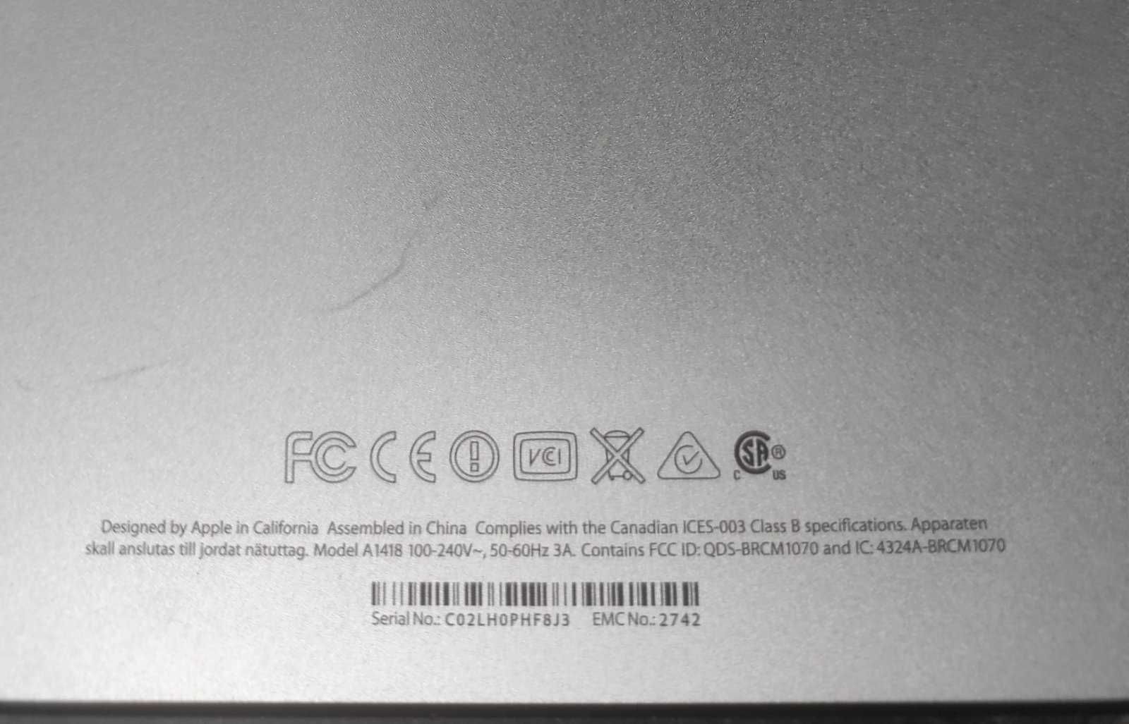 Моноблок Apple iMac A1418 late 2013