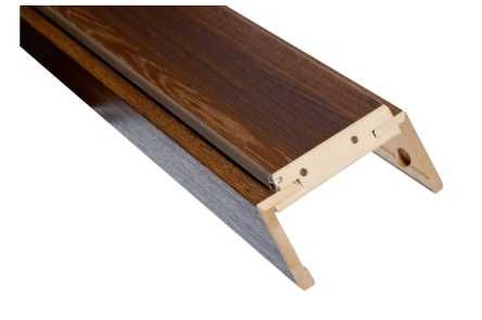 Ościeżnicy regulowana 140-180 mm belka +baza - prawa orzech north