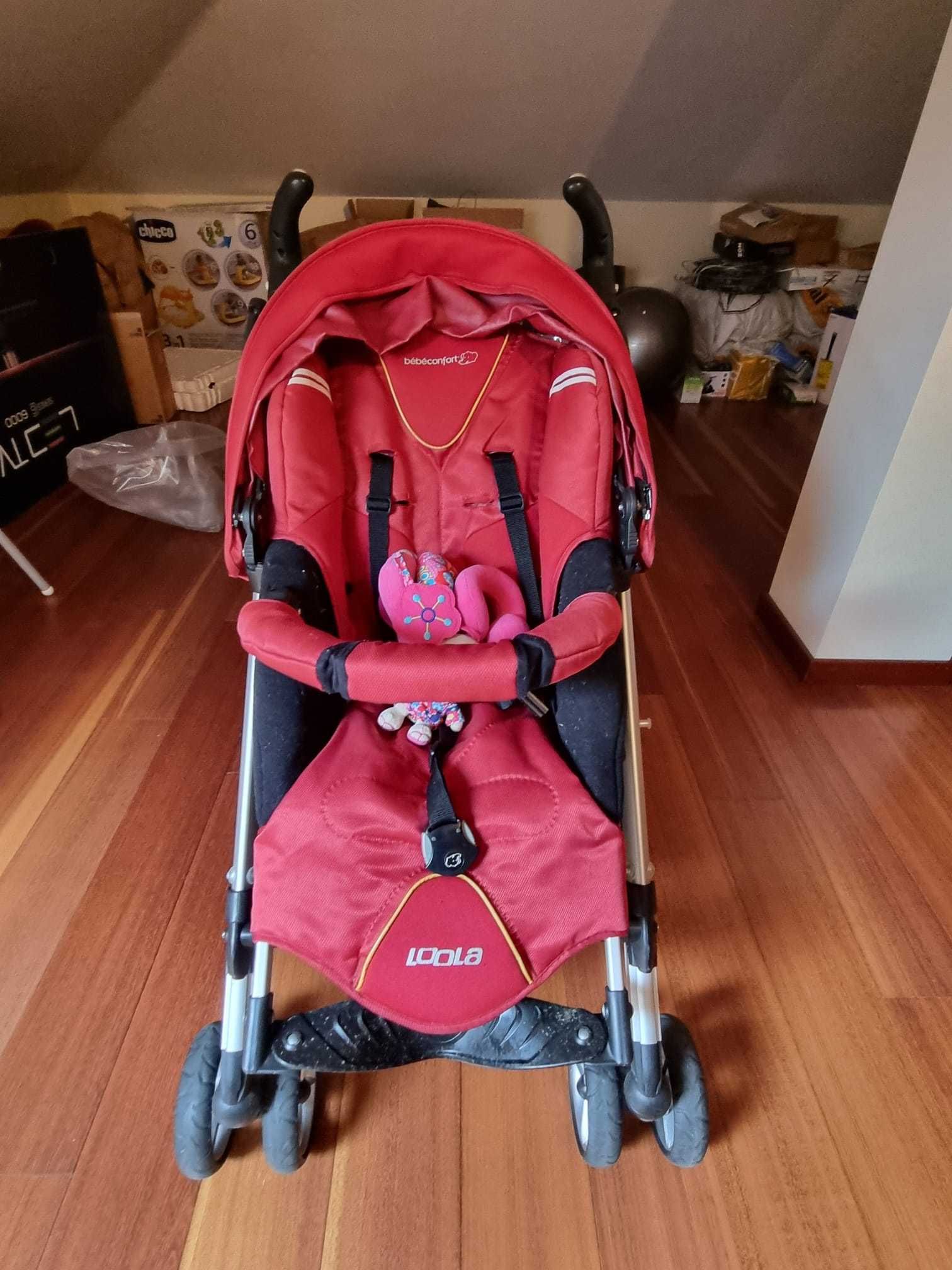Carrinho passeio bébéconfort Loola - Vermelho