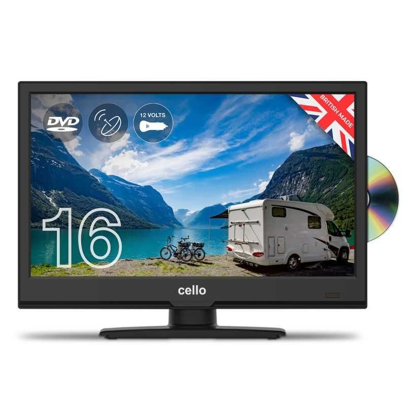 Скидка! Телевизор Cello C1620FS Travel 16" (Full HD 12 Volt DVD T2/S2)