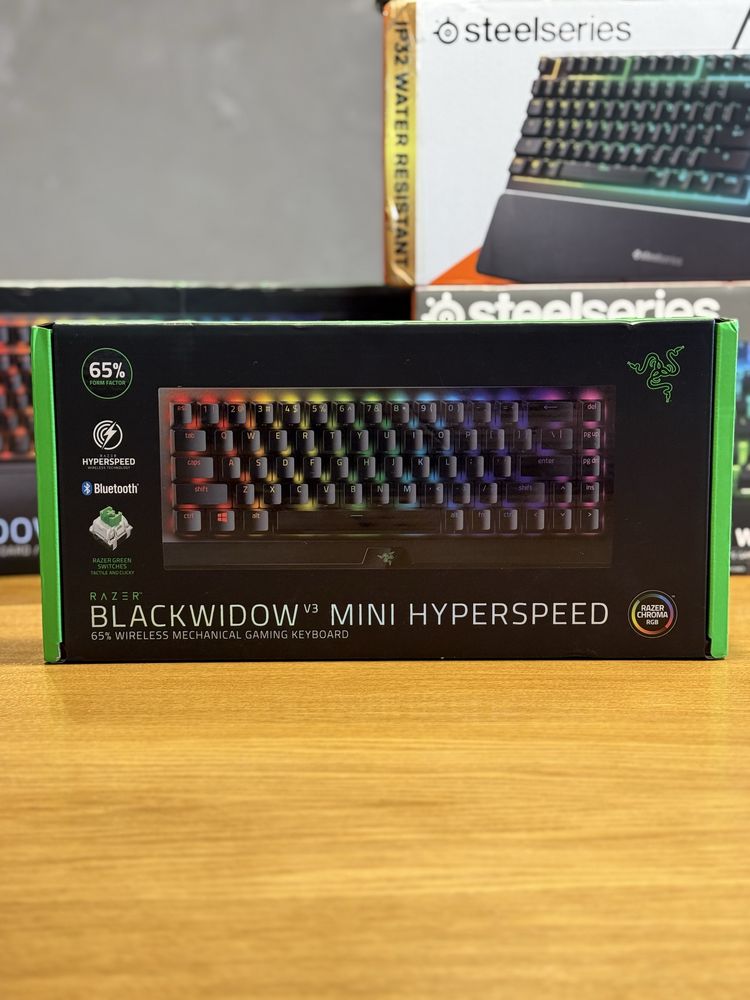 Клавіатура механічна RAZER, Logitech, SteelSeries