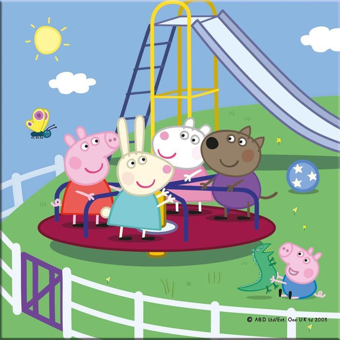 Puzzle dla dzieci Świnka Peppa Wakacje
