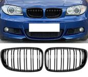 Nerki grill atrapa Czarny do BMW E81 E82 E87 E88 LCI LIFT 2007/2011