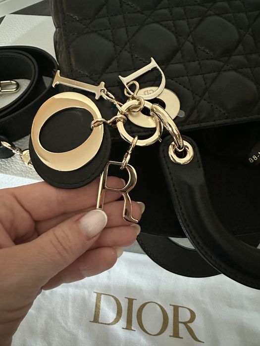 Lady Dior Small My ABCDior Bag Torebka czarna Nowa Nr seryjny