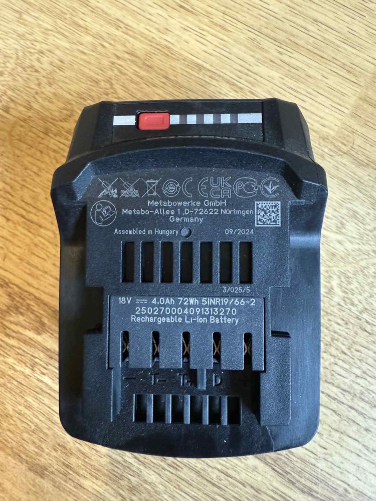 Akumulator Metabo LI-POWER 18 V - 4,0 AH