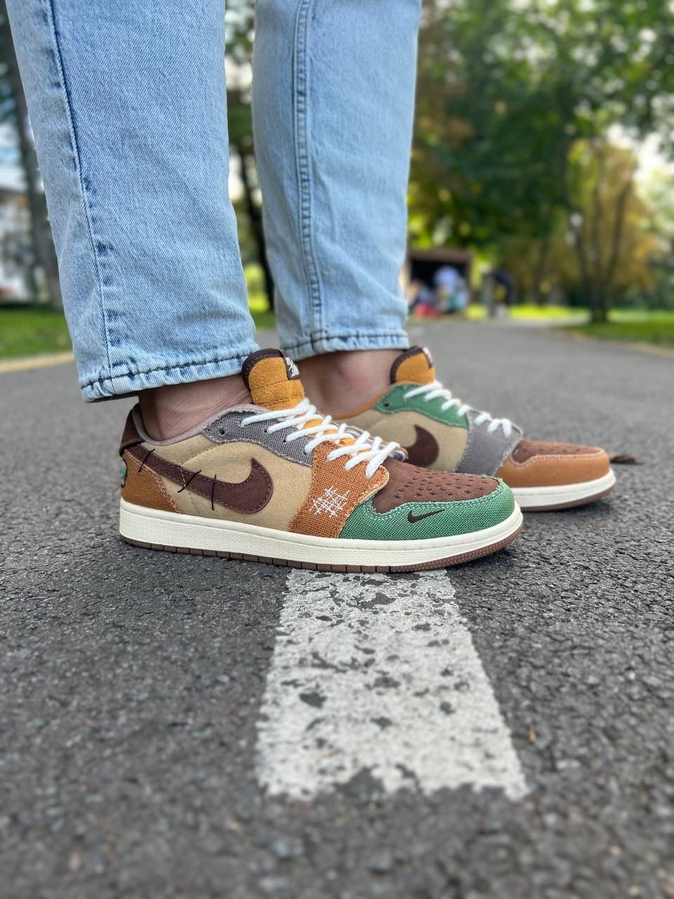 Кроссовки Air Jordan Retro 1 Low OG Zion Williamson Voodoo