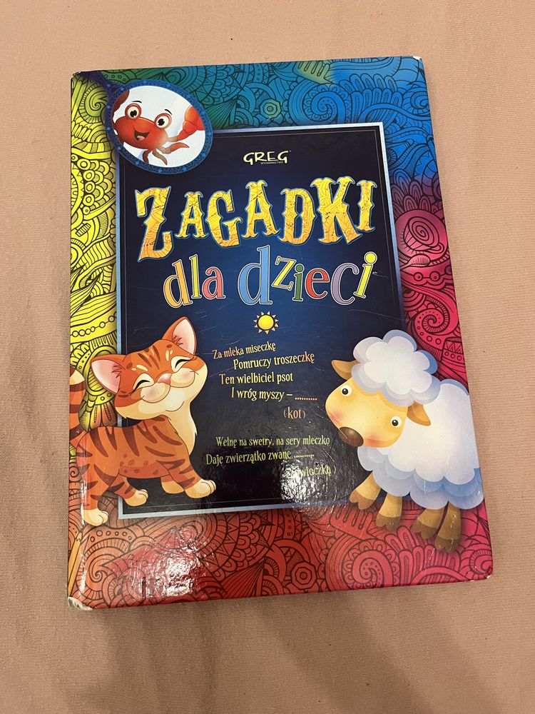 Zagadki dla dzieci Greg wydawnictwo Grzegorz Strzeboński