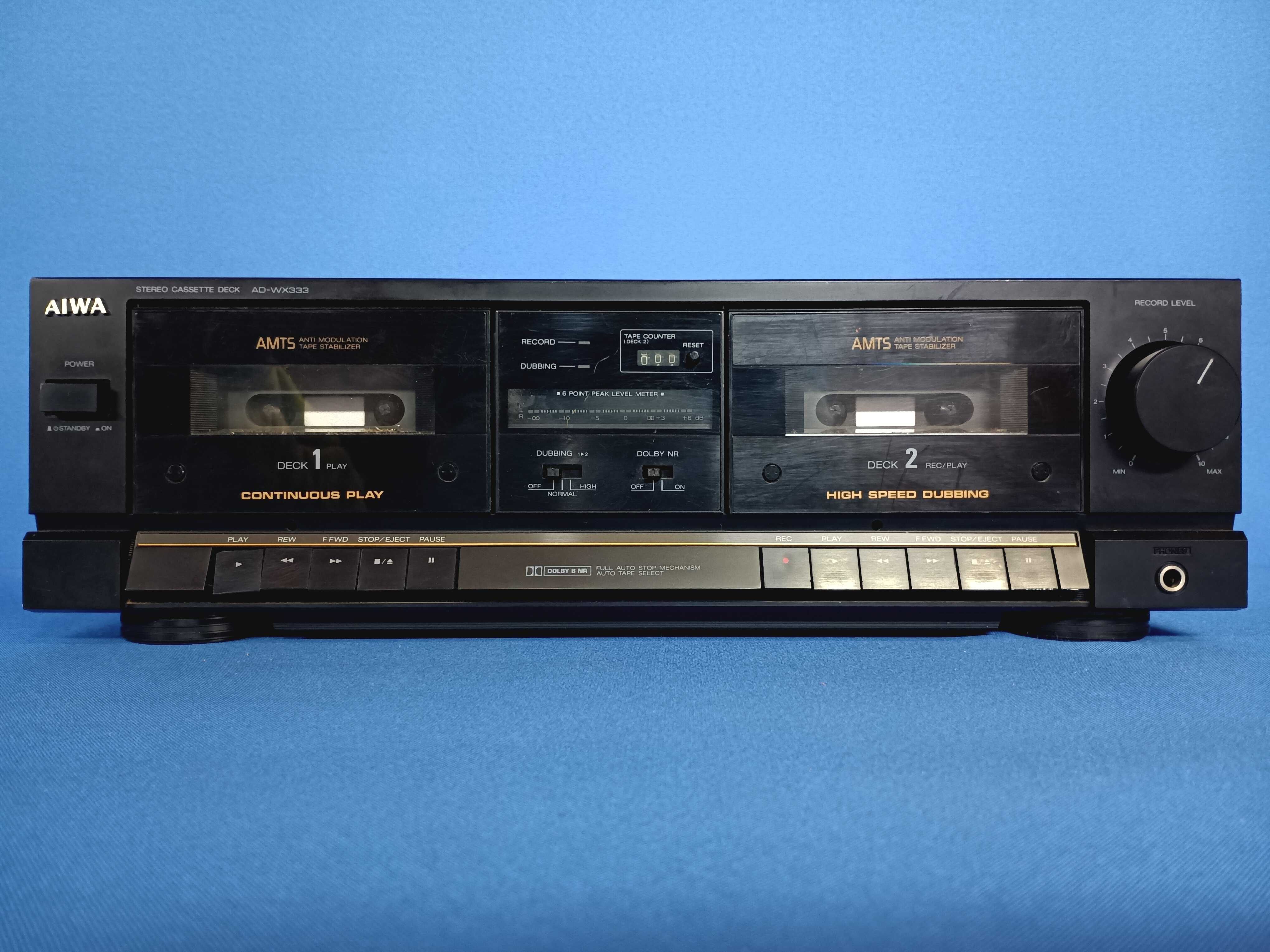 leitor cassetes AIWA AD-WX333