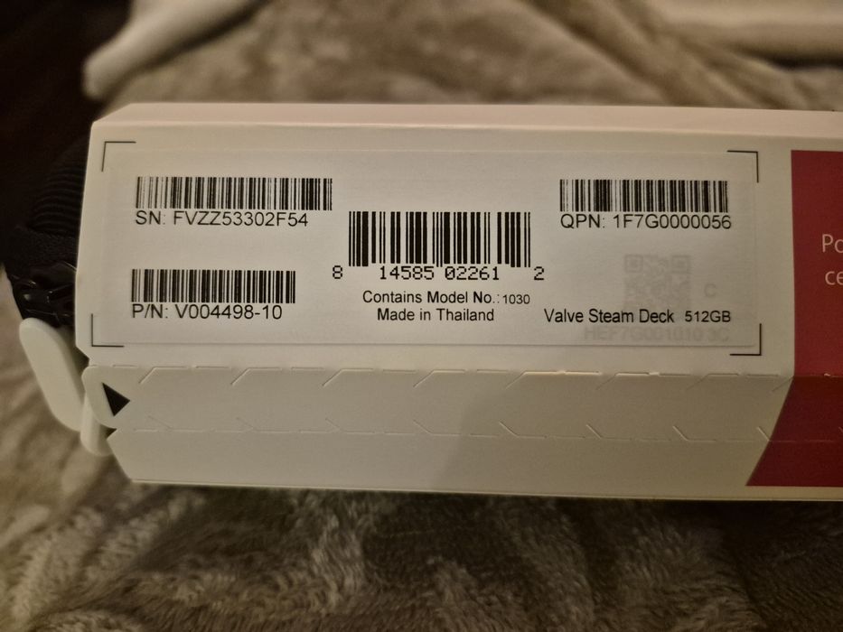 Consola valve steam dek