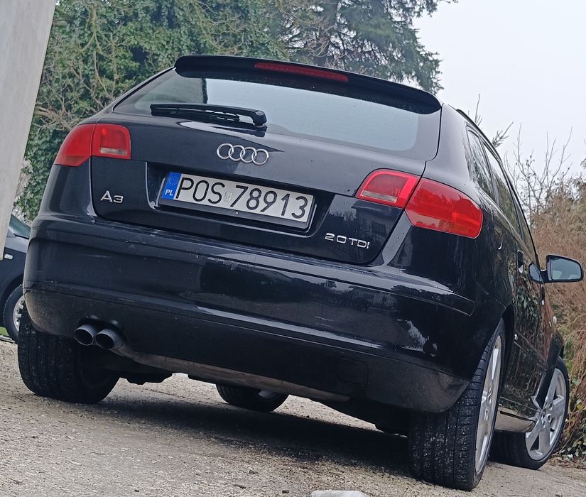 Audi A3. 2.0 TDI. S-Line . Panorama . Sportback.2006r. 140 HP. Alu .