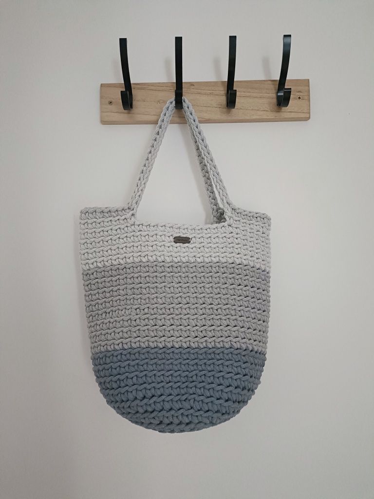 Torebka ze sznurka handmade