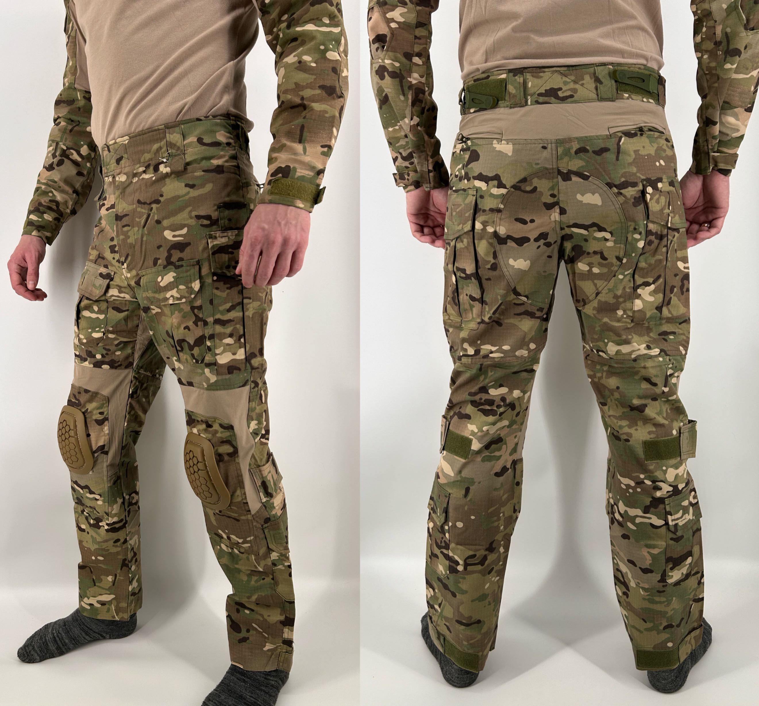 Штани мультикам військові тактичні наколінники штаны тактические G3