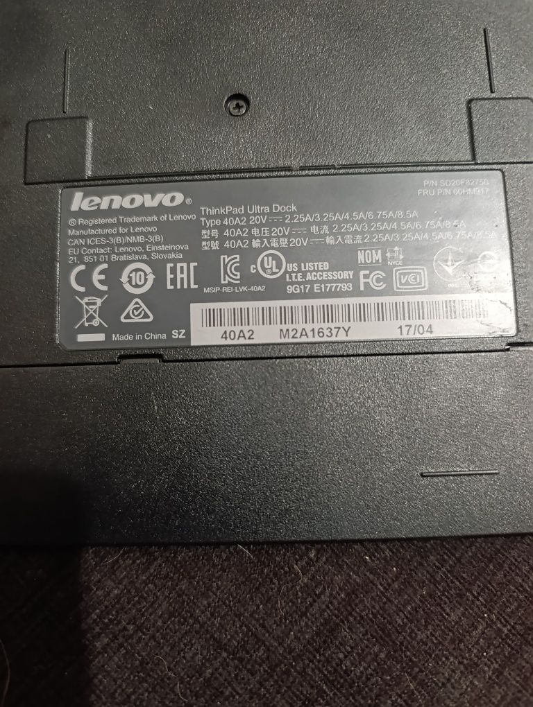 Dockstation Thinkpad 40A2