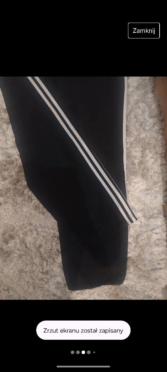 Dresy adidas  czarne S M