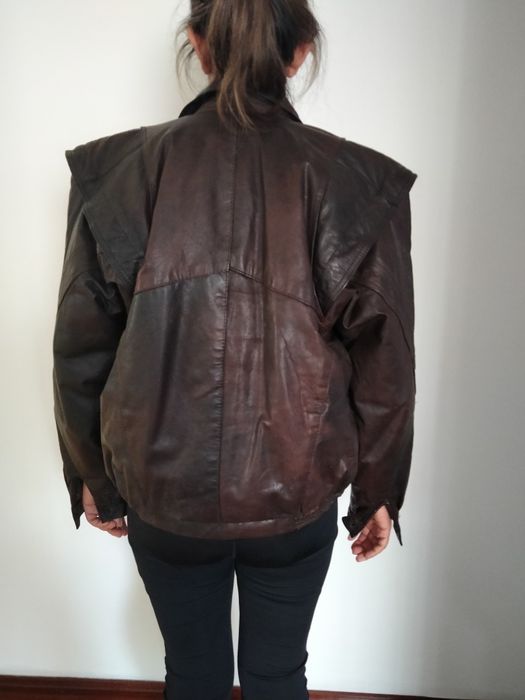 Casaca de pele de homem