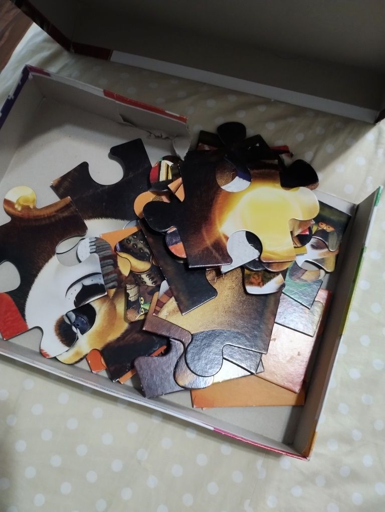 Duże puzzle King fu panda