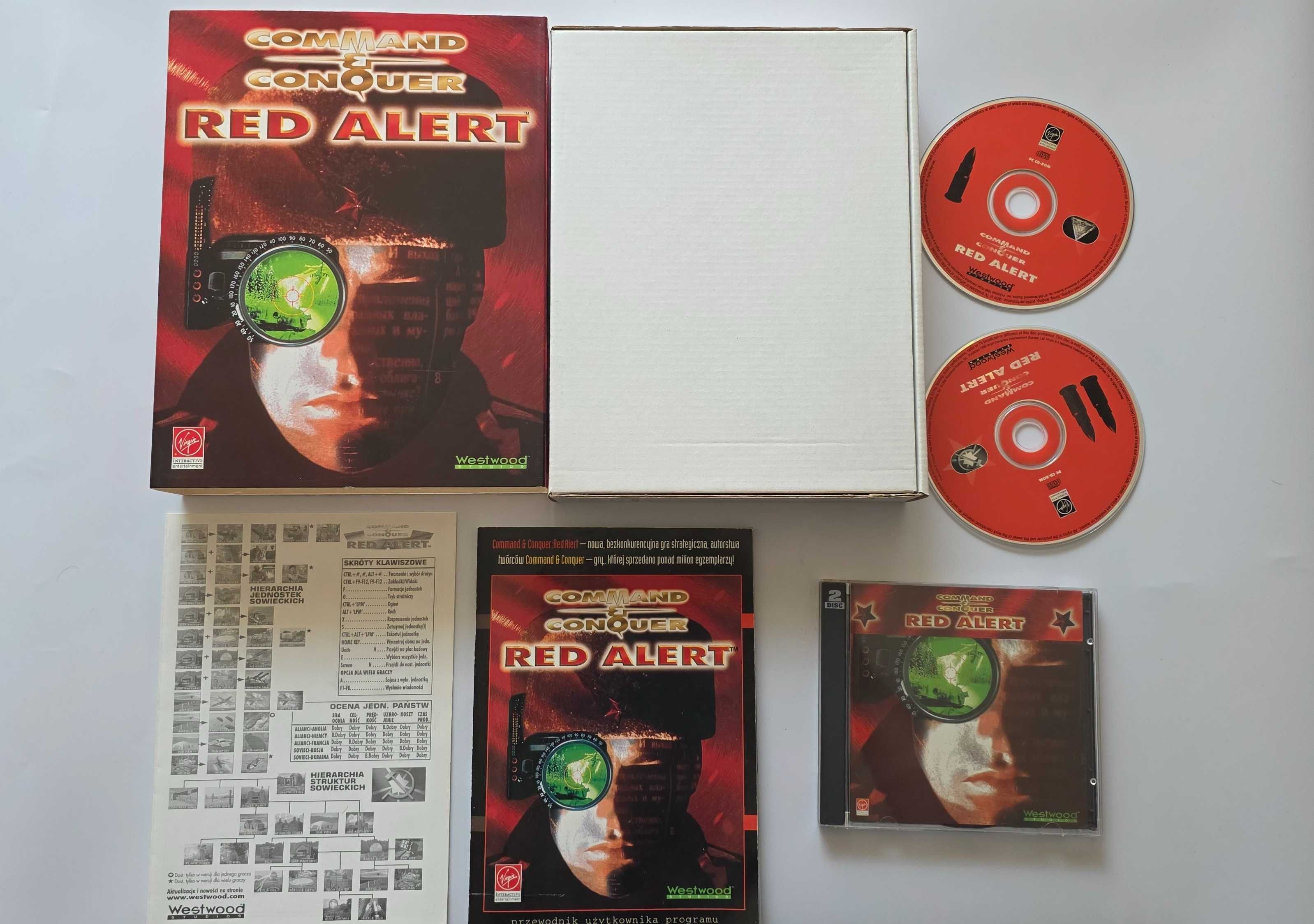 PC big box Command & Conquer Red alert IPS PL premierowe  jak nowe