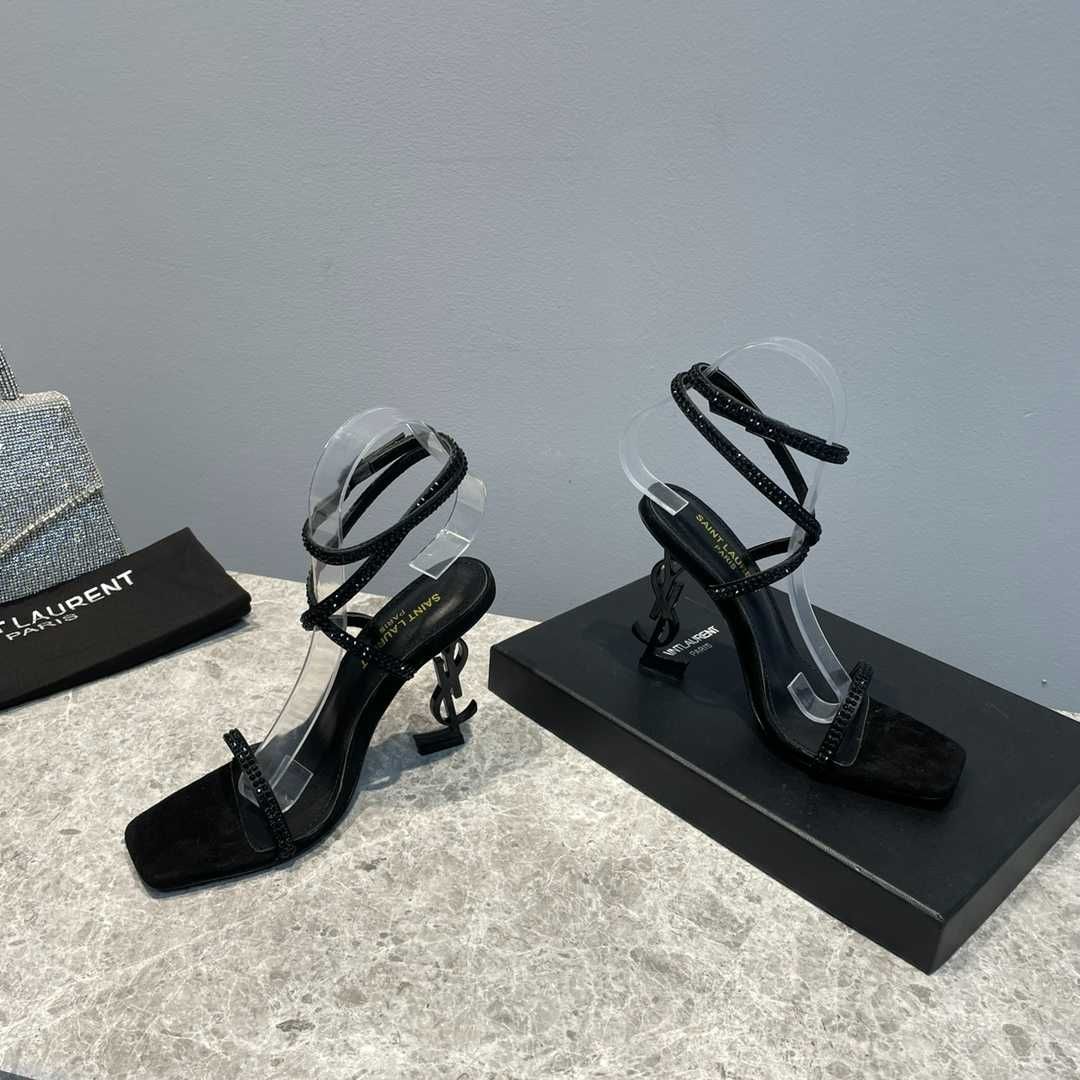 Szpilki Saint Laurent YSL Nowe Pobranie Cyrkonie