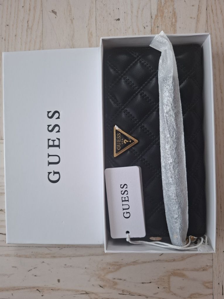 NOWY Portfel damki Guess
