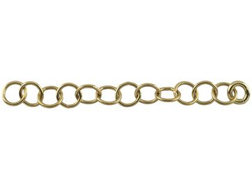 VERSIL łańcuszek przedłużka 3 cm złocone SREBRO 0,925