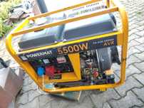 Agregat powermat 5.5 kw silnik diesla